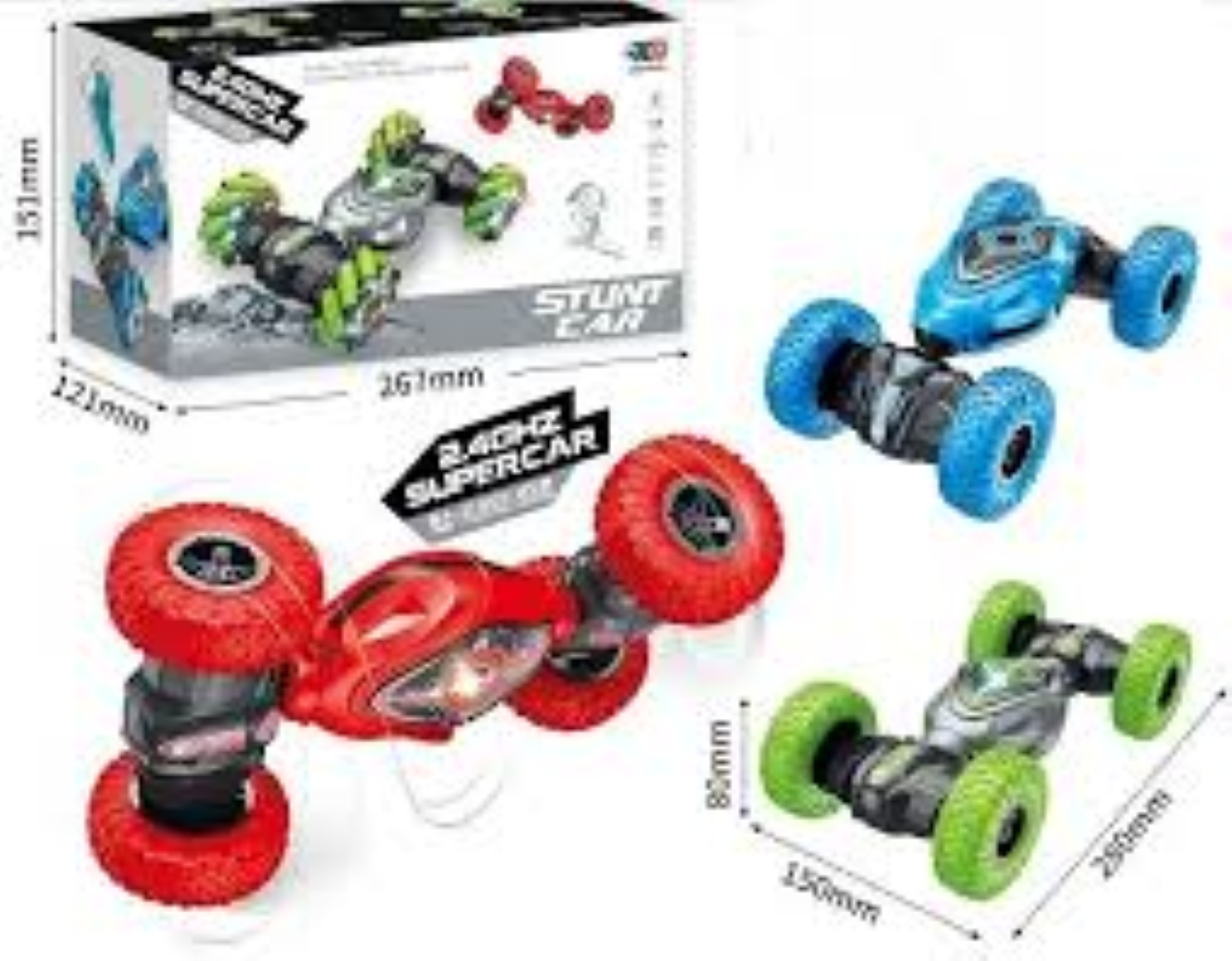 RACING STUNT 2 SIDED ROLLING MINI HIGH SPEED